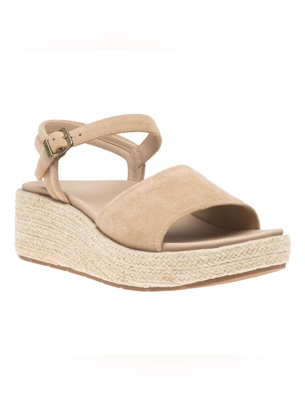 Abeo Solstice Devyn Orthotic Comfort Espadrille Wedge Sandals Tan Size Women’s 8